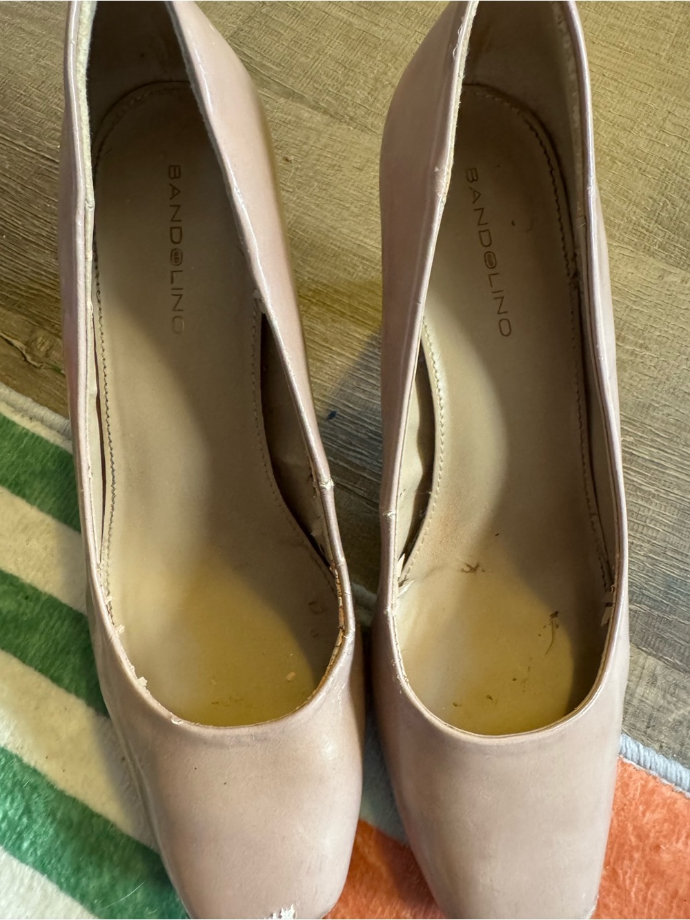 Bandolino Pink Block Heel Pumps